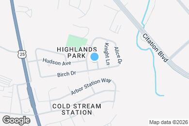 Map image of the property - 1971 Cathy Ln