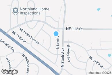 Map image of the property - 11108 N Lewis Ave