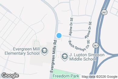 Map image of the property - 103 Bournville Ct SE