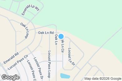 Map image of the property - 202 Oak Ln Cir