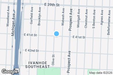 Map image of the property - 4101 Olive St