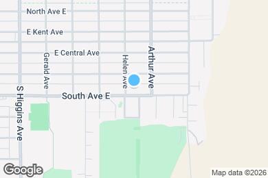 Map image of the property - 520 South Ave E