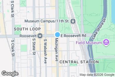 Map image of the property - 1215 S Michigan Ave