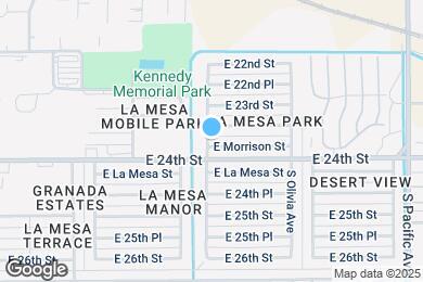 Map image of the property - 1302 E Morrison St