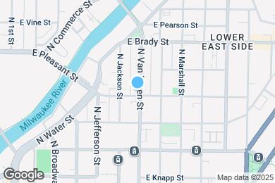 Map image of the property - 1609 N Van Buren St