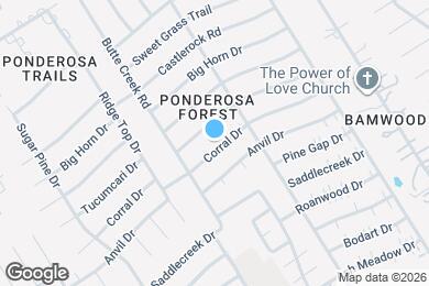 Map image of the property - 1702 Corral Dr