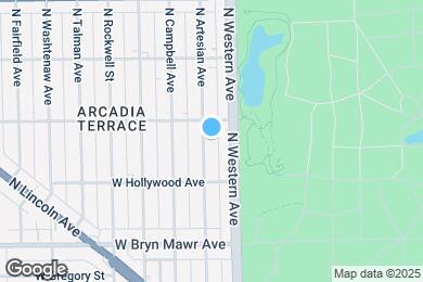 Map image of the property - 5741 N Artesian Ave