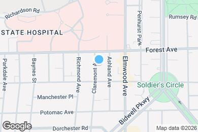 Map image of the property - 173 Claremont Ave
