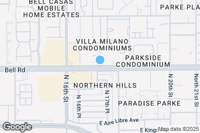 Map image of the property - 1702 E Bell Rd