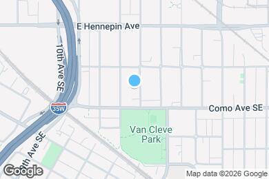 Map image of the property - 1027 14th Ave SE