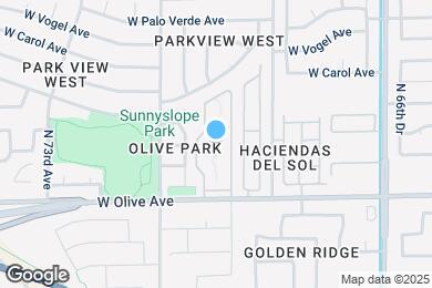Map image of the property - 7040 W Olive Ave