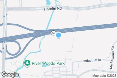 Map image of the property - Residences at River Trail