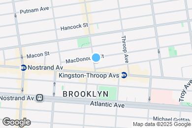 Map image of the property - 485 Tompkins Ave