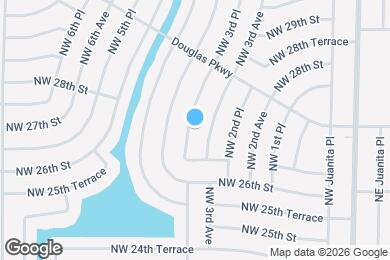 Map image of the property - 2621 NW 3rd Pl