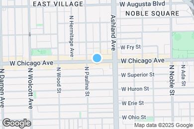 Map image of the property - 1637 W Chicago Ave