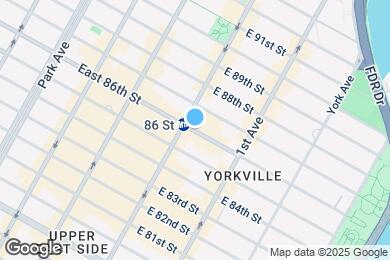 Map image of the property - 315 East 86th St