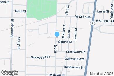 Map image of the property - 1023 3rd St