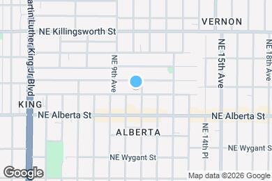 Map image of the property - 1023 NE Webster St