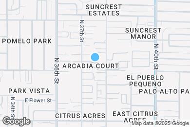 Map image of the property - 3731 E Mitchell Dr