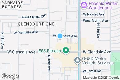 Map image of the property - The Flats at 45th Ave