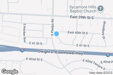 Map image of the property - 4008 S Crane St