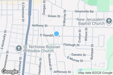 Map image of the property - 806 E Standifer St