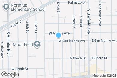 Map image of the property - 1034 S 4th St