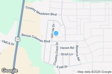 Map image of the property - 1609 Country Hills