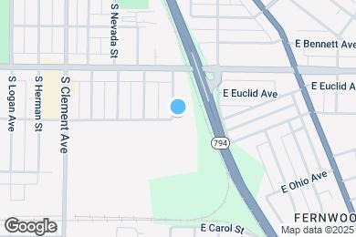 Map image of the property - 3180 S Brust Ave