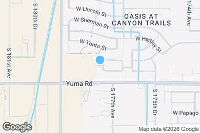 Map image of the property - 1072 S 177th Dr