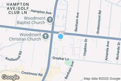 Map image of the property - 2025 Woodmont Blvd