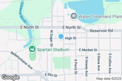 Map image of the property - 1030 E High St