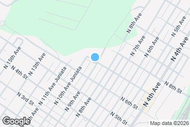 Map image of the property - 629 N 9th Ave