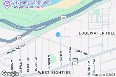 Map image of the property - 1288 W 83rd St