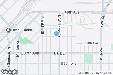 Map image of the property - 3799 N Williams St