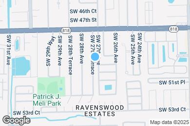 Map image of the property - 4991 SW 27th Ave