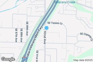 Map image of the property - 8330 SE 92nd Ave