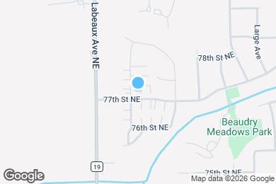 Map image of the property - 7712 Lachman Ave NE