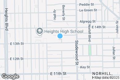 Map image of the property - 1305 Beverly St