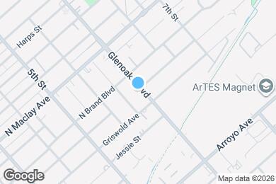Map image of the property - 728 Glenoaks Blvd