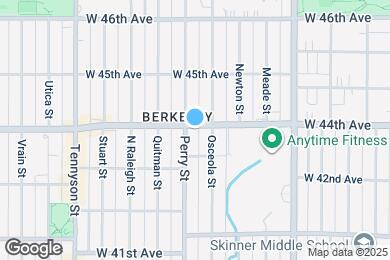 Map image of the property - 3950 W 44th Ave