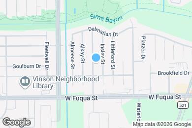 Map image of the property - 14515 Alrover St
