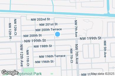 Map image of the property - 845 NW 199th St