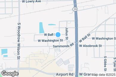 Map image of the property - 1702 W Washington St
