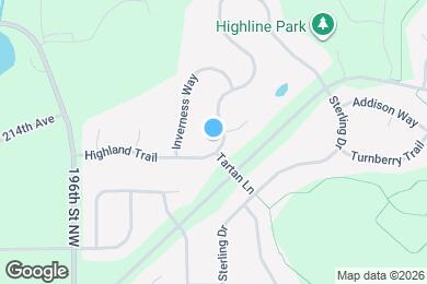 Map image of the property - 5535 Highland Trail