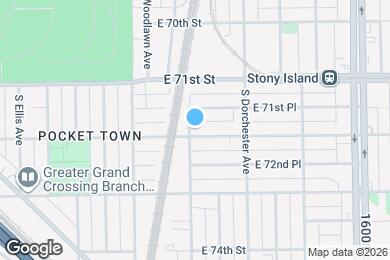 Map image of the property - 1302 E 72nd St