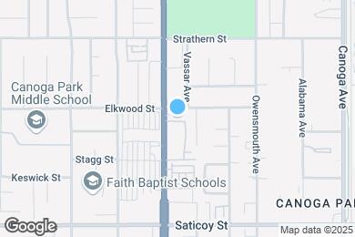 Map image of the property - 7810 Topanga Canyon Boulevard, Canoga Park...