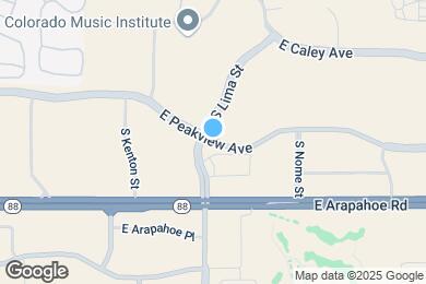 Map image of the property - 11350 E Peakview Ave