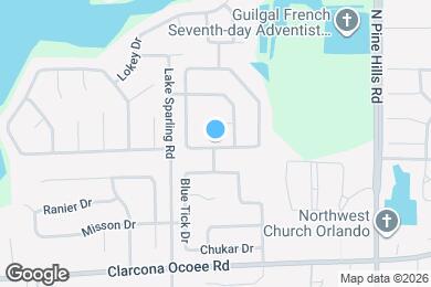 Map image of the property - 5501 Grand Canyon Dr