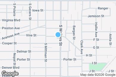 Map image of the property - 342 Vine St